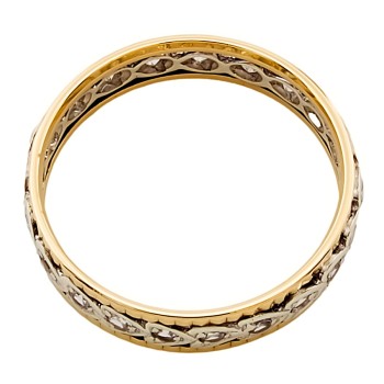 9ct gold Paste full eternity Ring size U